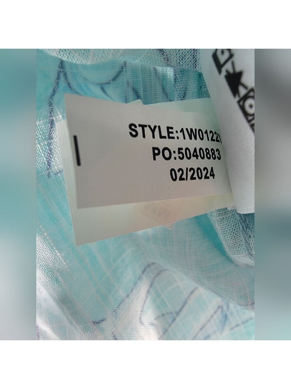 NEW Vineyard Vines Marlin Print Blue Mist Classic Fit Whale Button Shirt Mens XL - Picture 4 of 9